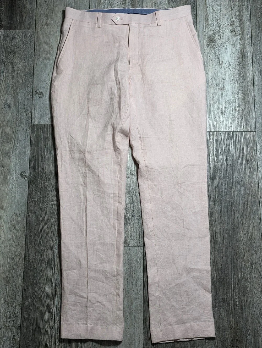 Tommy Hillfigure Men's Modern Fit 100% Linen Suite Dress Pants Sz 33W/32L *NWOT
